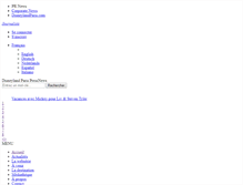 Tablet Screenshot of news.disneylandparis.com