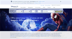 Desktop Screenshot of disneylandparis.fr