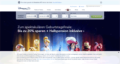 Desktop Screenshot of disneylandparis.at