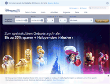 Tablet Screenshot of disneylandparis.at
