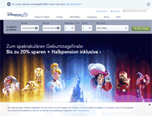 Tablet Screenshot of disneylandparis.de